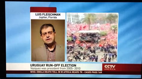 Cctv America With Dr Luis Fleischman On Uruguay Youtube