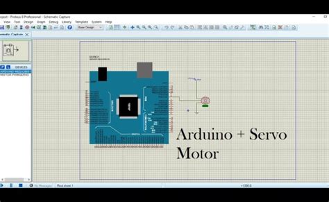 Arduino Servo Motor Simulation Using Proteus Youtube Arduino Servo