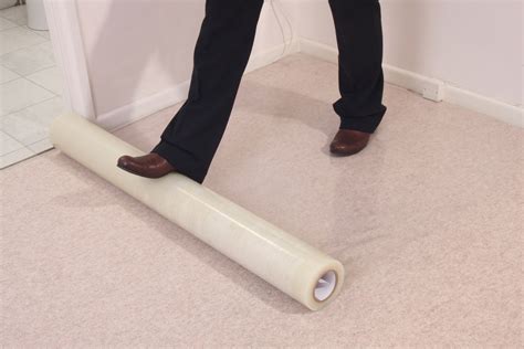 Heavy Duty Carpet Protection Roll Self Adhesive 120cm X 100m
