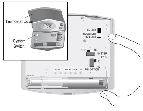 It has started to click intermittently though it is off. Electronic thermostat error message reco