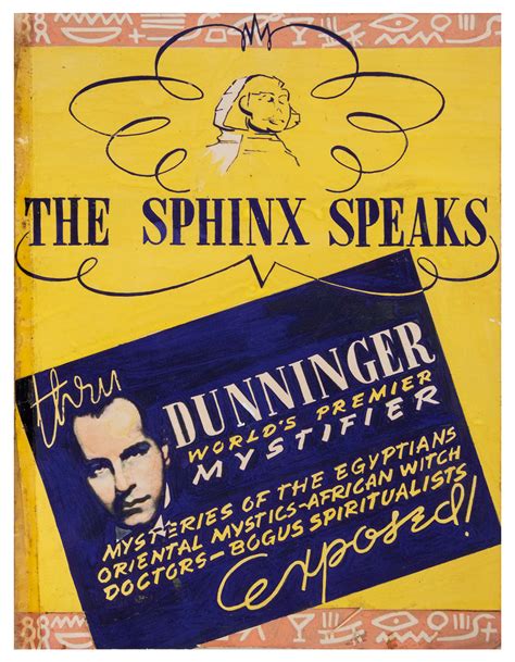 Lot Detail Dunninger Joseph Mock Up Booklet For “the Sphinx Speaks