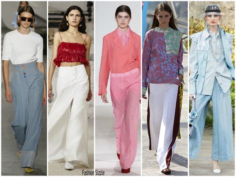 Spring 2018 Runway Fashion Trend Flared Pants Fashionsizzle