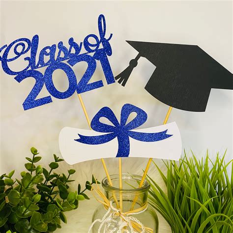 Graduation Party Decorations 2022 Graduation Centerpiece Sticks Gradcapdiploma Class Of