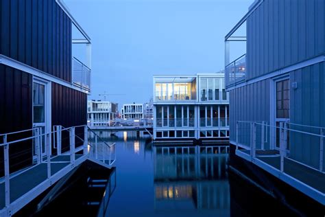 Fifty Five Homes Float In The Ijburg District In East Amsterdam The