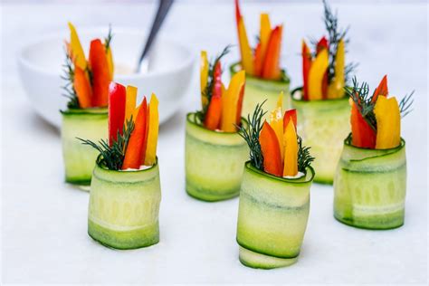 Hummus Cucumber Roll Ups Are Great For Entertaining With