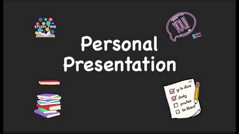 Personal Presentation Youtube