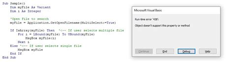 Vba Run Time Error Object Doesnt Support This Object Or