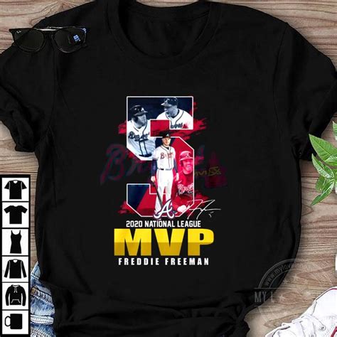 Original 5 Freddie Freeman Signature 2020 National League Mvp Shirt