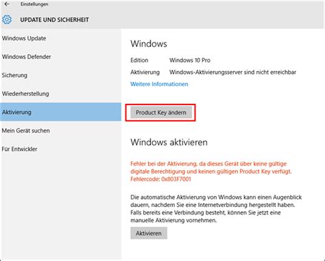 Windows 10 Mit Dem Produktschlüsselder Digitalen Lizenzcmd Aktivieren