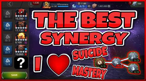 If you think you don't have problem with critical rate, better to use critical damage for higher. The Best Synergy in The Game! Must See This - Marvel ...