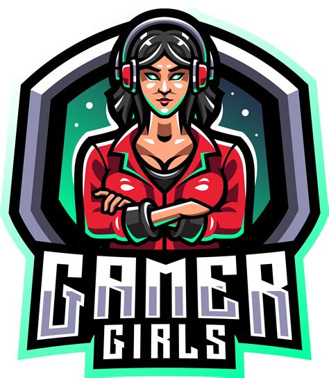 Gamer Girls Esport Mascot By Visink Thehungryjpeg