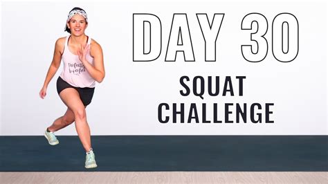 day 30 final day squat variations 30 day squat challenge 5 minute workout youtube