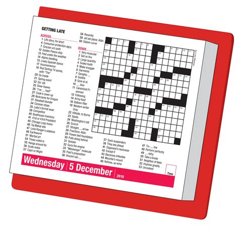 Calendar Pages Crossword Printable Word Searches