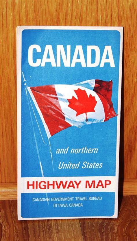 Vintage 1967 Canada Highway Map Fold Out Map Expo67 Etsy