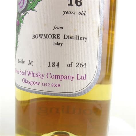 Bowmore 1985 Silver Seal 16 Year Old First Bottling Whisky Auctioneer