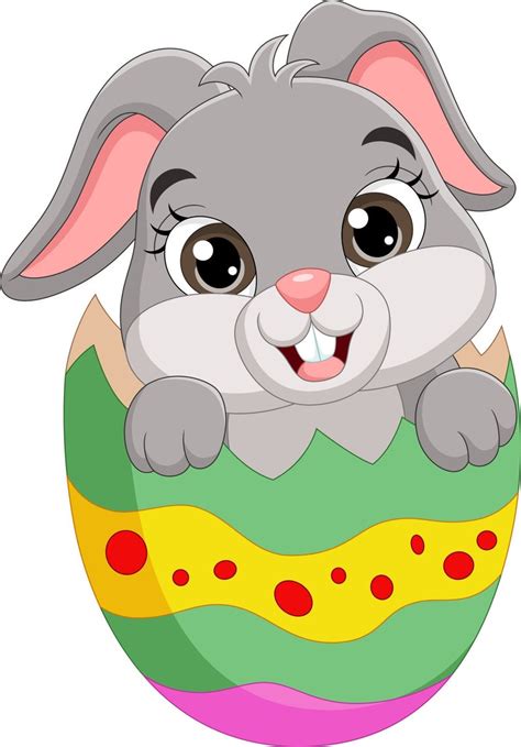 Easter Bunny Clipart Digital Download  Png Eps Easter Egg Etsy