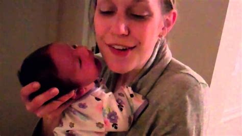 Five Day Old Charlie Gives Mommy Kisses Youtube