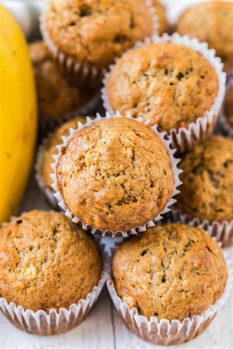 Banana Muffins Recipe The Cookie Rookie