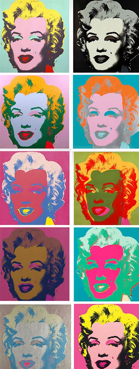 Andy Warhol Marilyn Monroe Full Portfolio Robin Rile Fine Art