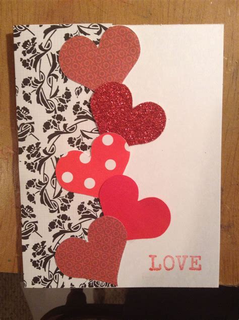 Handmade Valentines day card | Valentines day cards diy, Diy valentines cards, Valentines day ...
