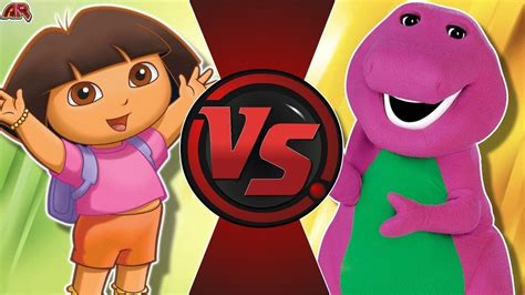 Animation Rewind Dora Vs Barney Dora The Explorer Vs Barney The