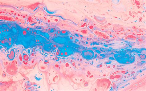 Download Wallpaper 3840x2400 Paint Stains Bubbles Blending Texture