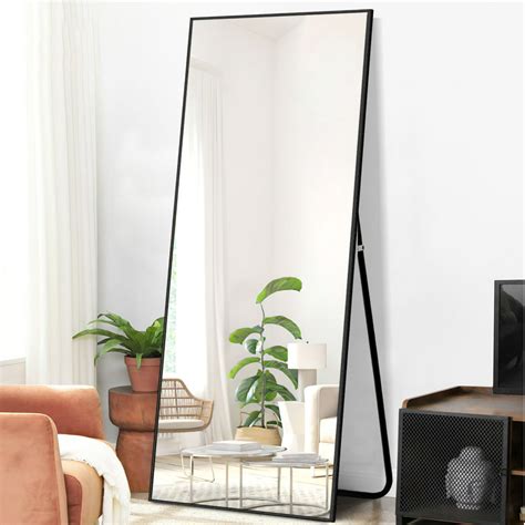 Neutype Large Floor Mirror With Stand Contemporary Full Length Mirror