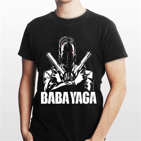 However, in the recent third installment, the theme of russian folk tales is touched upon once more: Baba Yaga John Wick shirt, hoodie, sweater, longsleeve t-shirt