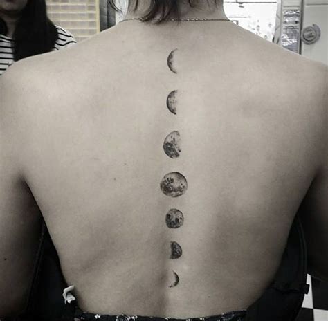 Lista Imagen De Fondo Tatuaje De Fases De La Luna En La Espalda