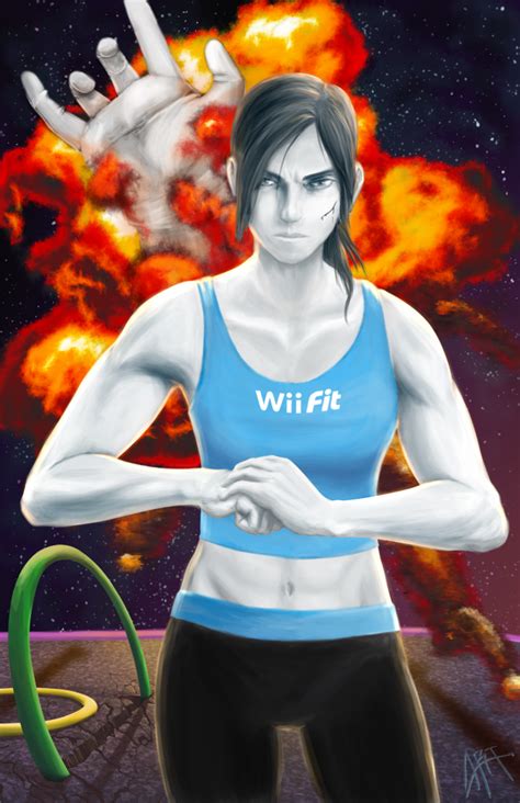 Wii Fit Trainer Aint Havin That By Bandit On Deviantart Wii Fit Wii