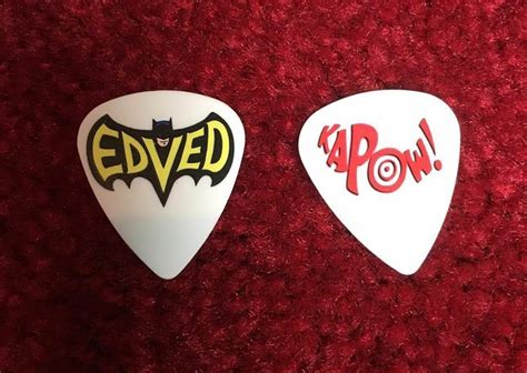 Pearl Jam Guitar Pick Eddie Vedder Ed Ved Kapow Guitar Pick Values Mavin
