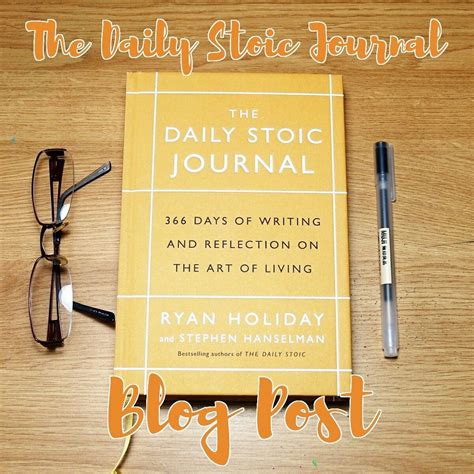 The Daily Stoic Journal (With images) | Journal prompts, Journal, Bullet journal themes