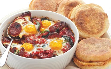 chorizo baked eggs recipe food to love