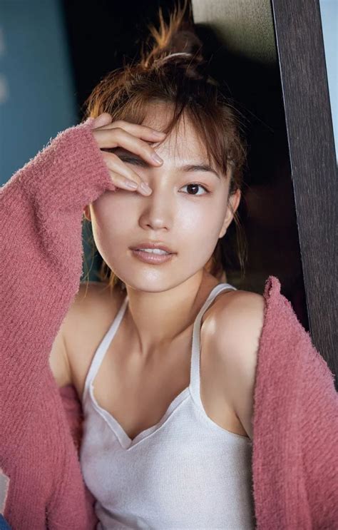 Japanese Beauty Asian Beauty Kawaguchi Haruna Crop Tops Tank Tops