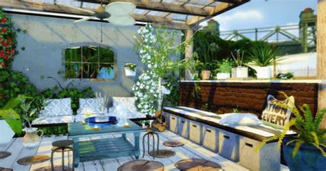 Terrasse 1 At Sims4 Luxury Sims 4 Updates