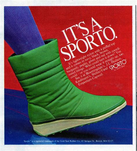 Sporto Boots Seventeen Magazine September 1982 Sporto Boots Boots