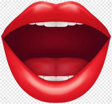 Mouth Red Lips Lip Animation Tongue Png Pngwing