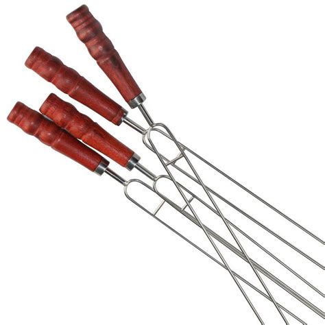 5pcs Stainless Steel U Shaped Fork Tool Set Meat Barbecue Grilling Sale