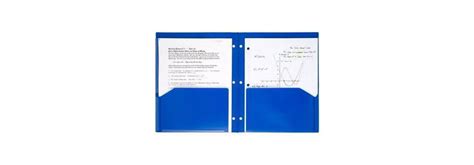 Mead Five Star 2 Pocket Plastic Folder Colors May Vary 1 Ct Shipt