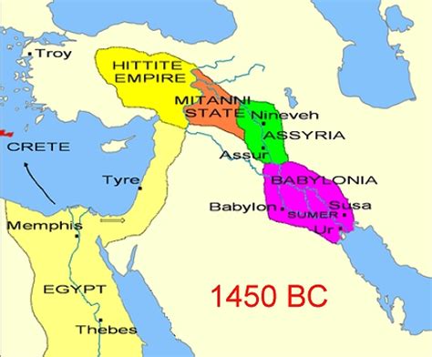 Map Of Ancient Babylonian Empire