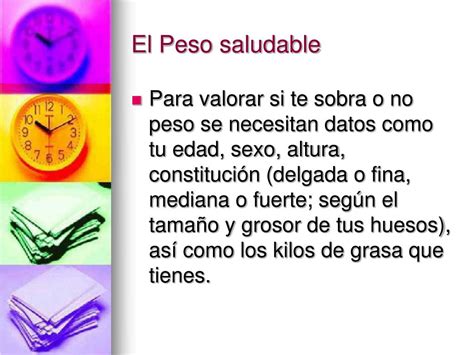Ppt El Peso Saludable Powerpoint Presentation Free Download Id4693647