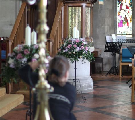 Church Wedding Decorations Altar Flowers Spray Altar