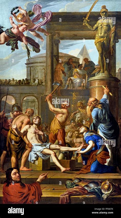 Le Martyre De Saint Adrien Das Martyrium Des St Adrian Adrien Sacquespée 1629 1688 Frankreich