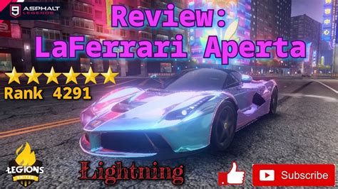 Check spelling or type a new query. Asphalt 9 | Review: Ferrari LaFerrari Aperta (Gold Rank 4291) - YouTube