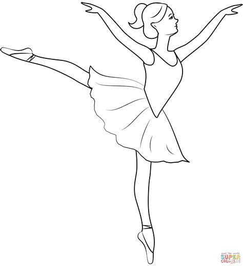 Barbie Ballerina Coloring Pages