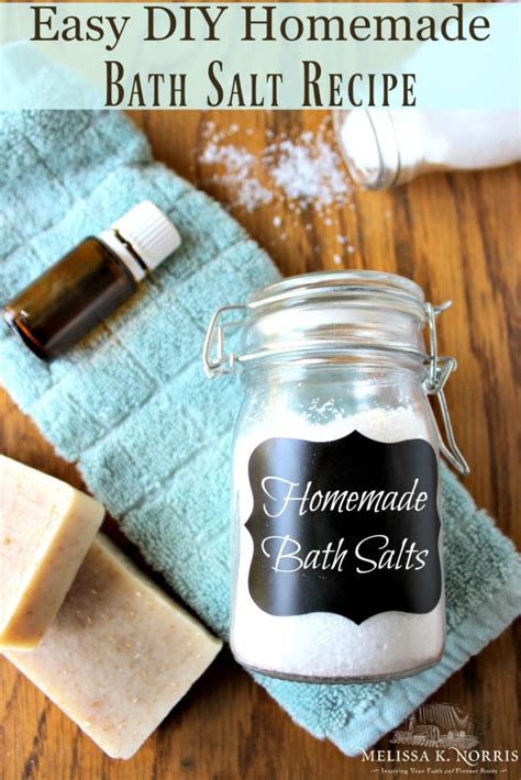 Homemade Diy Bath Salt Recipe Use Herbs Or Essential Oils Melissa K Norris