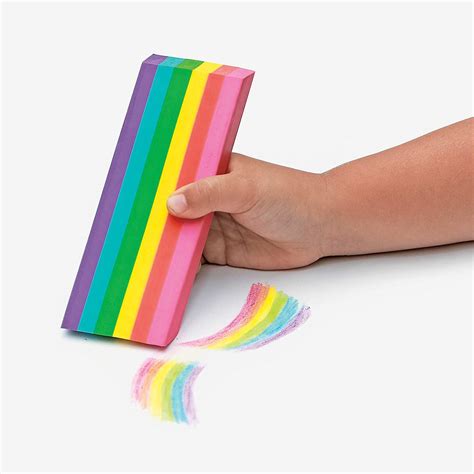 Jumbo Rainbow Scented Erasers Display Of 15 Teaching Toys And Books