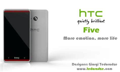 Htc 5 Concept Mobile Phone By Giorgi Tedoradze Tuvie Design