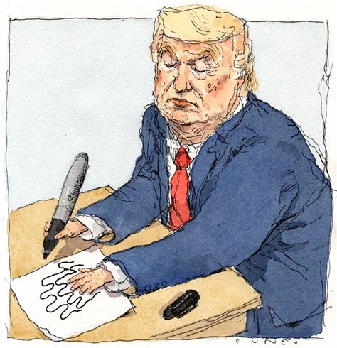 Bonus Daily Cartoon Trump And His Sharpie The New Yorker