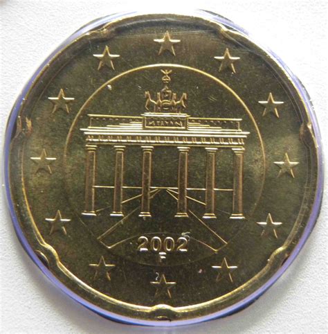 Germany 20 Cent Coin 2002 F Euro Coinstv The Online Eurocoins
